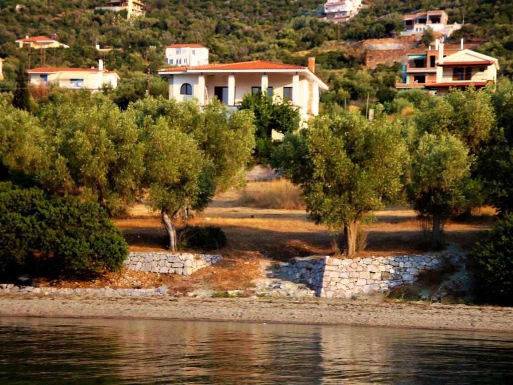 Waterfront Mediterranean Villa Szkroponéria Kültér fotó